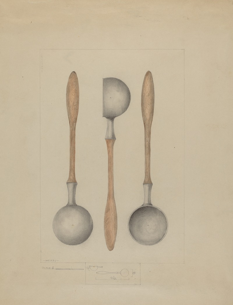 Henry Meyers - Pewter Ladle