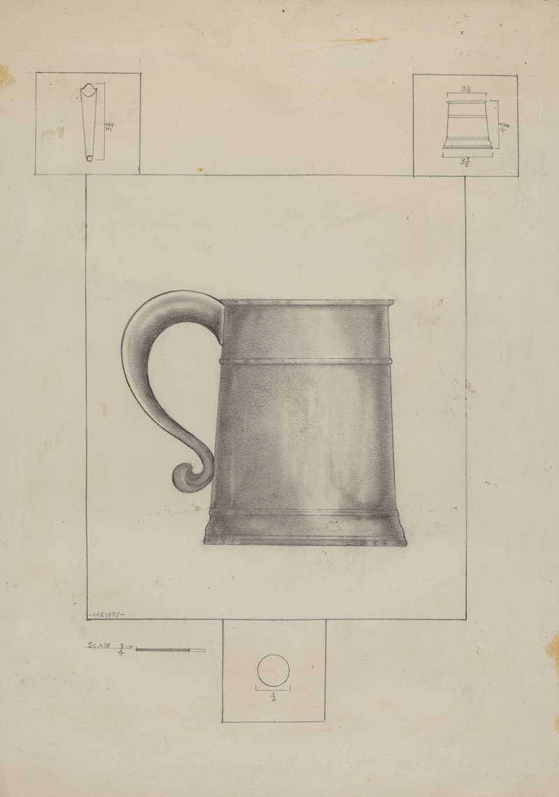 Henry Meyers - Pewter Mug