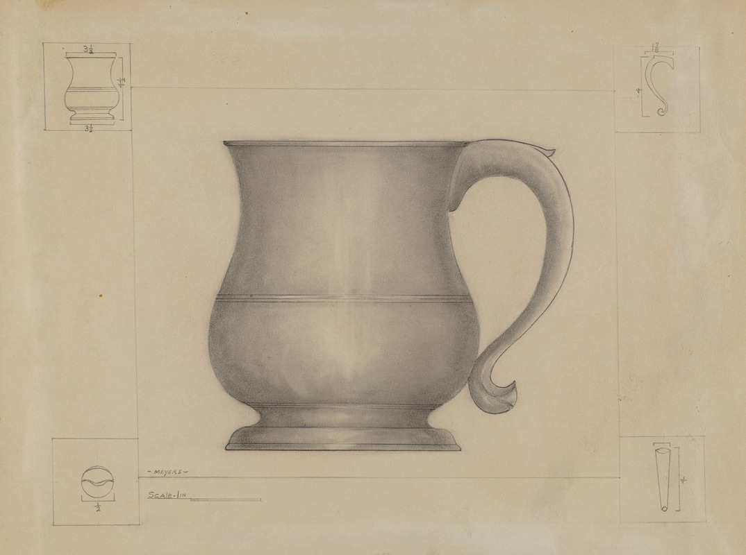 Henry Meyers - Pewter Mug