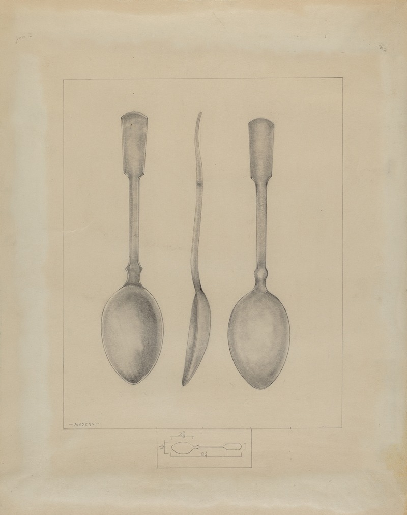 Henry Meyers - Pewter Spoon