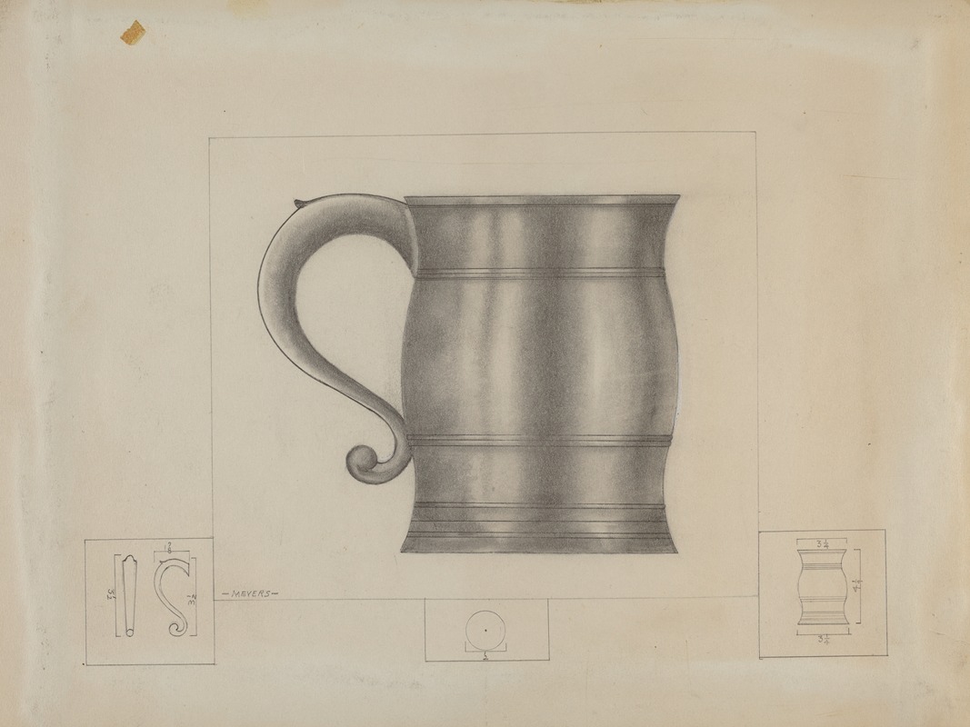 Henry Meyers - Pewter Tankard