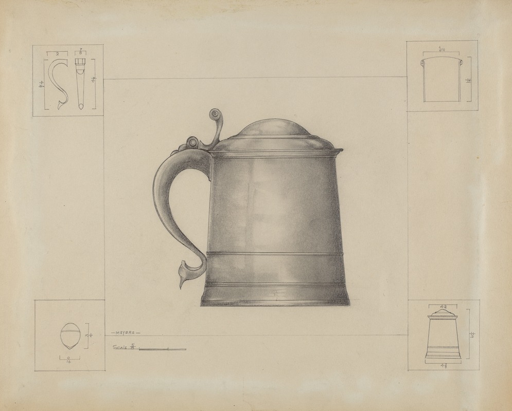 Henry Meyers - Pewter Tankard