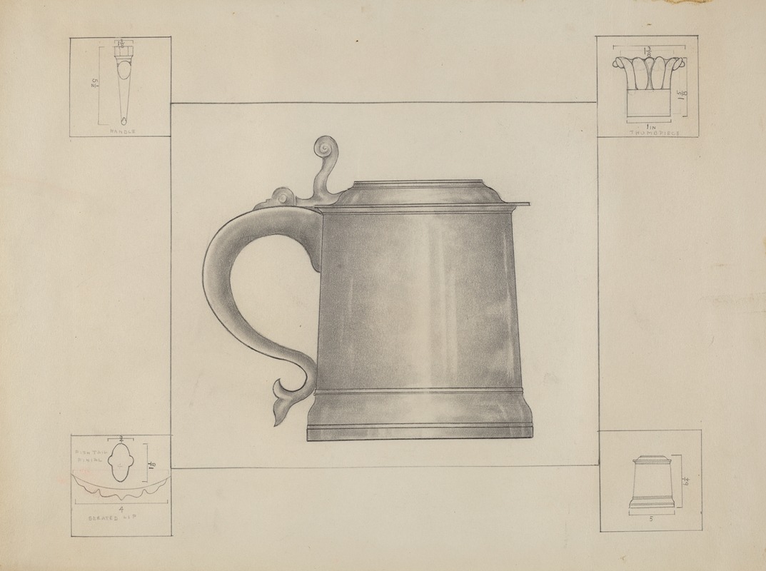 Henry Meyers - Pewter Tankard