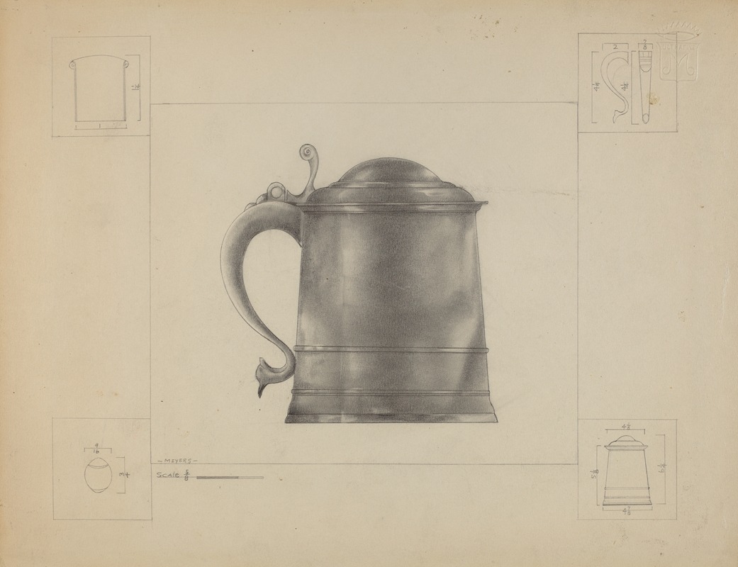 Henry Meyers - Pewter Tankard