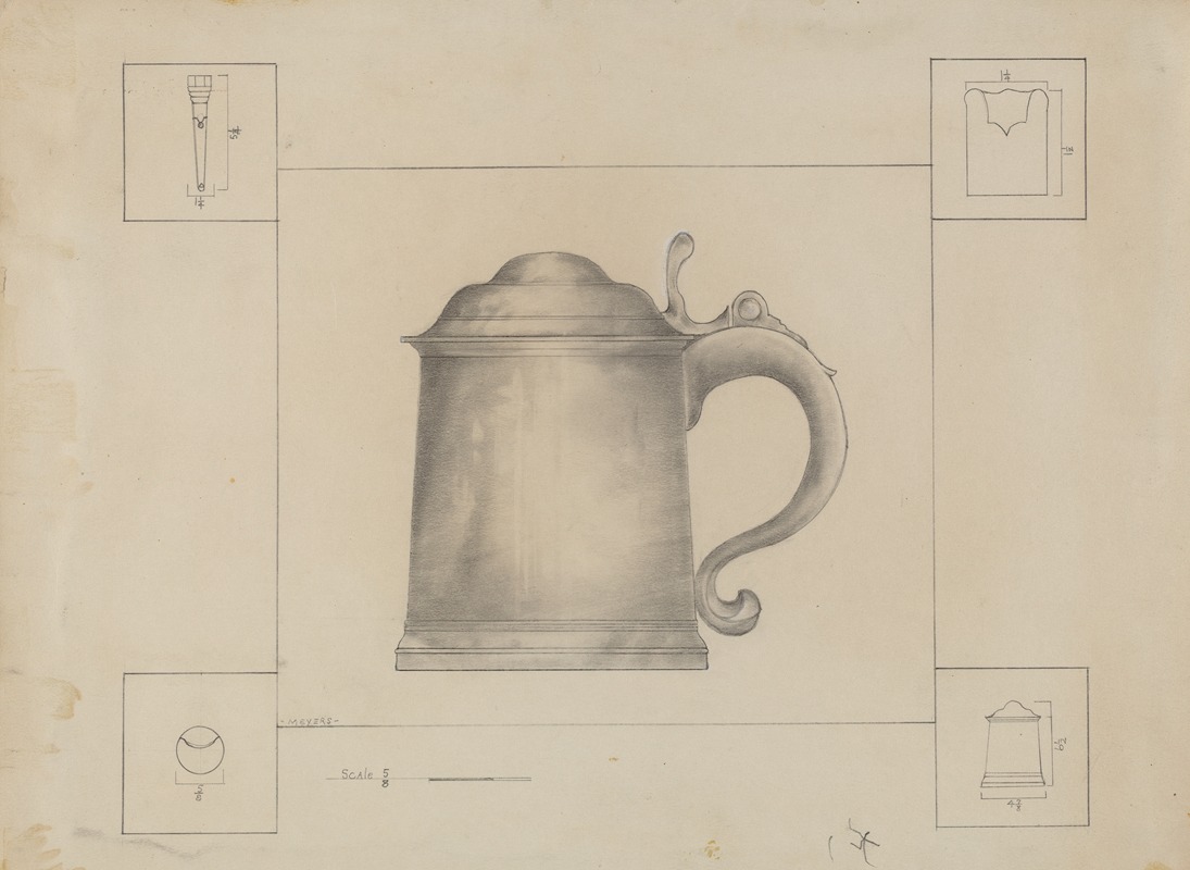 Henry Meyers - Pewter Tankard