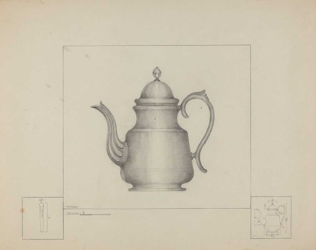 Henry Meyers - Pewter Teapot