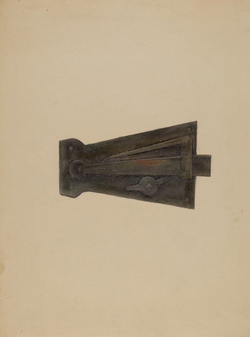 Henry Meyers - Wrought Iron Latch Lock