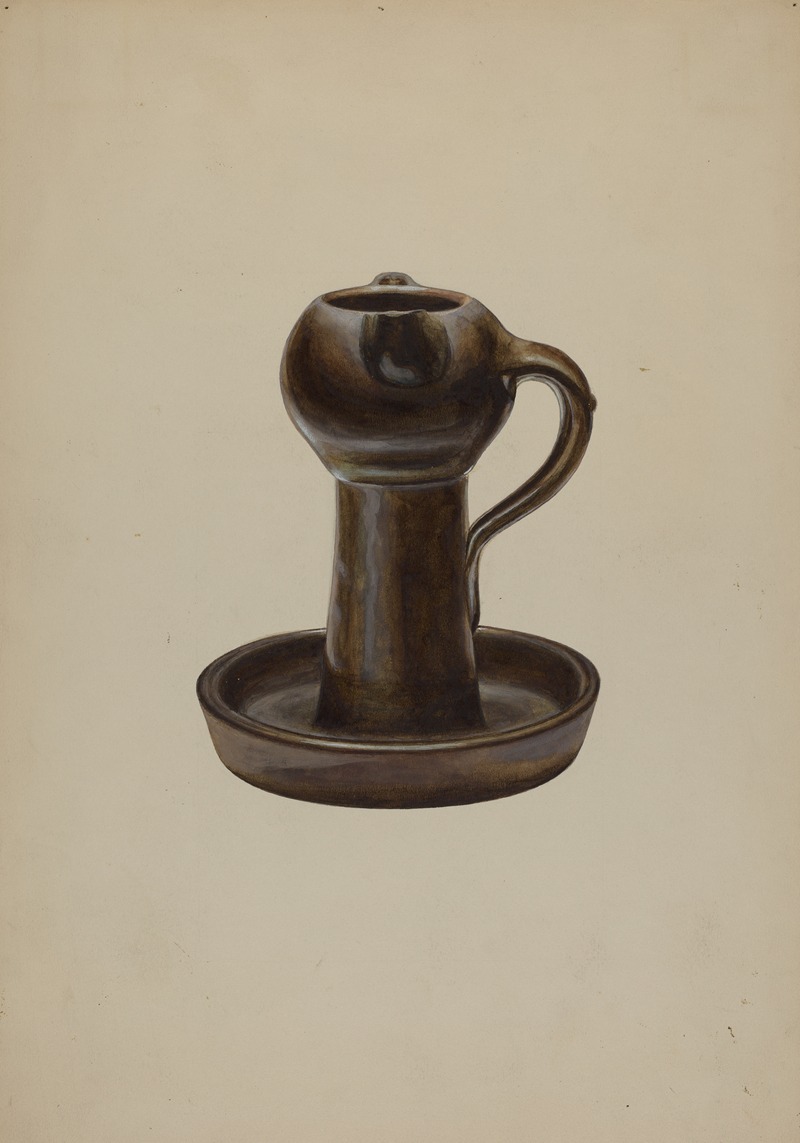 Henry Moran - Two Wick Lamp