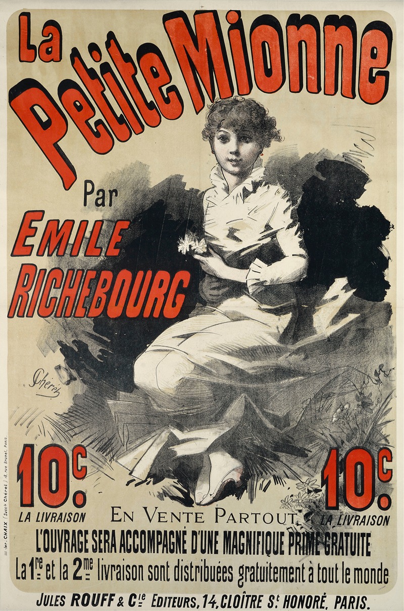 Jules Chéret - La Petite Mionne Par Emile Richebourg
