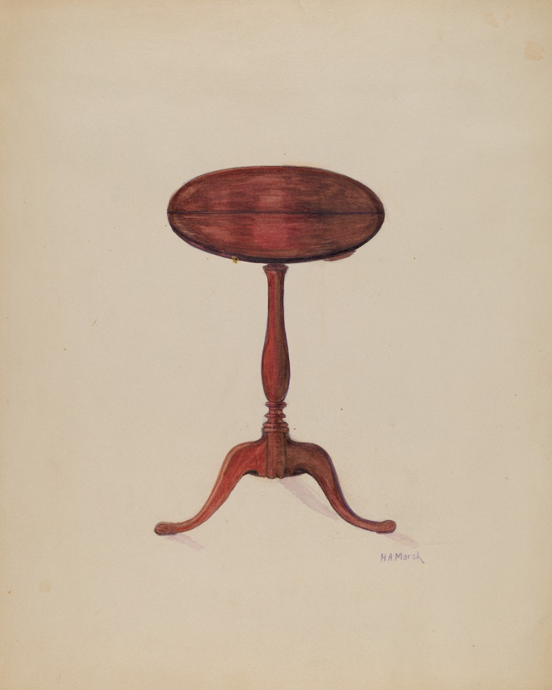 Herbert Marsh - Tilt Top Table