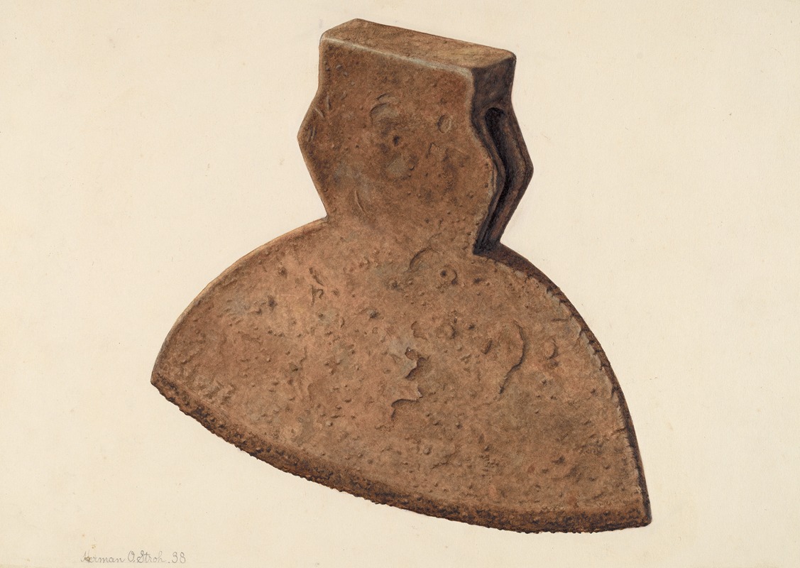 Herman O. Stroh - Broad Axe Head