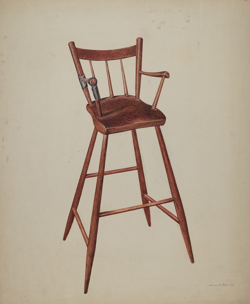 Herman O. Stroh - Child’s High Chair