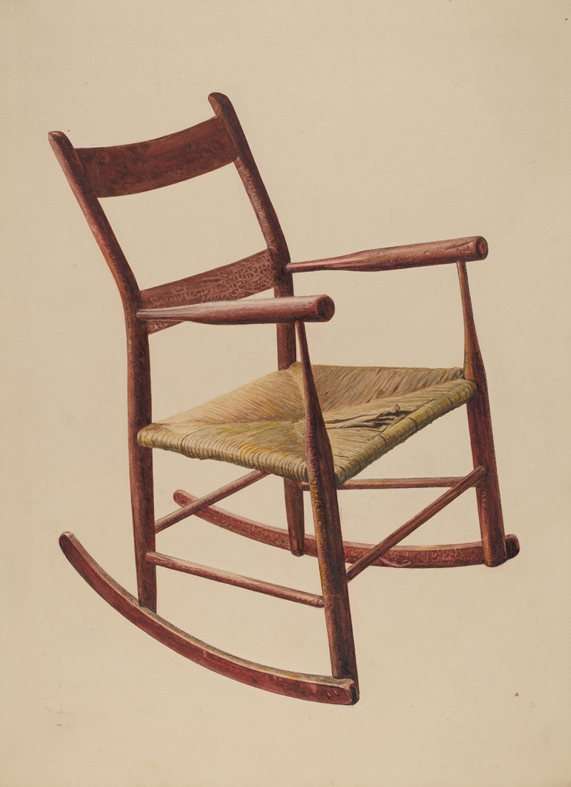 Herman O. Stroh - Child’s Rocking Chair