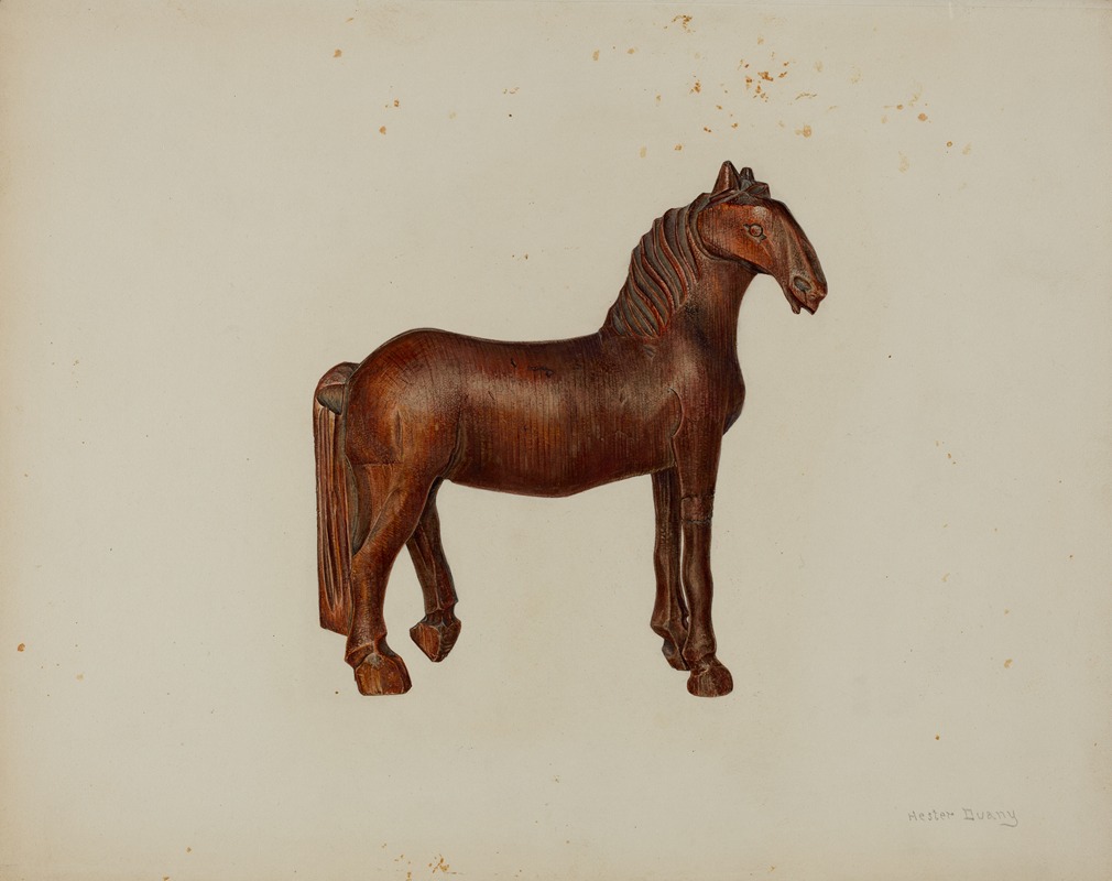 Hester Duany - Carved Toy Horse