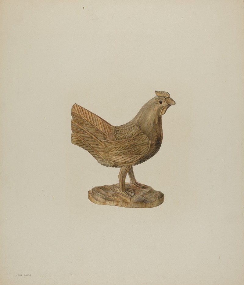 Hester Duany - Pa. German Toy Hen