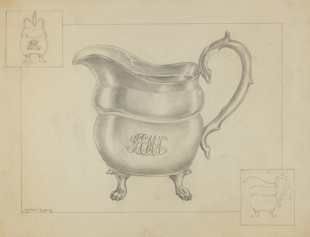 Hester Duany - Silver Creamer