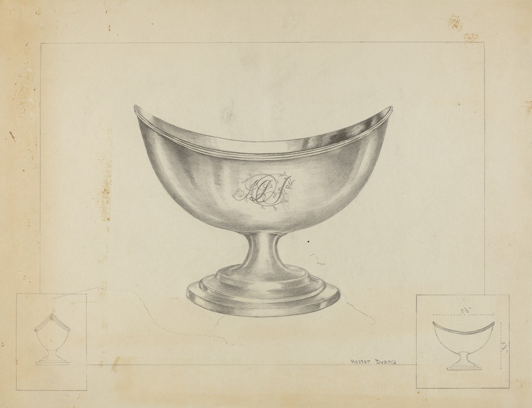 Hester Duany - Silver Sugar Bowl