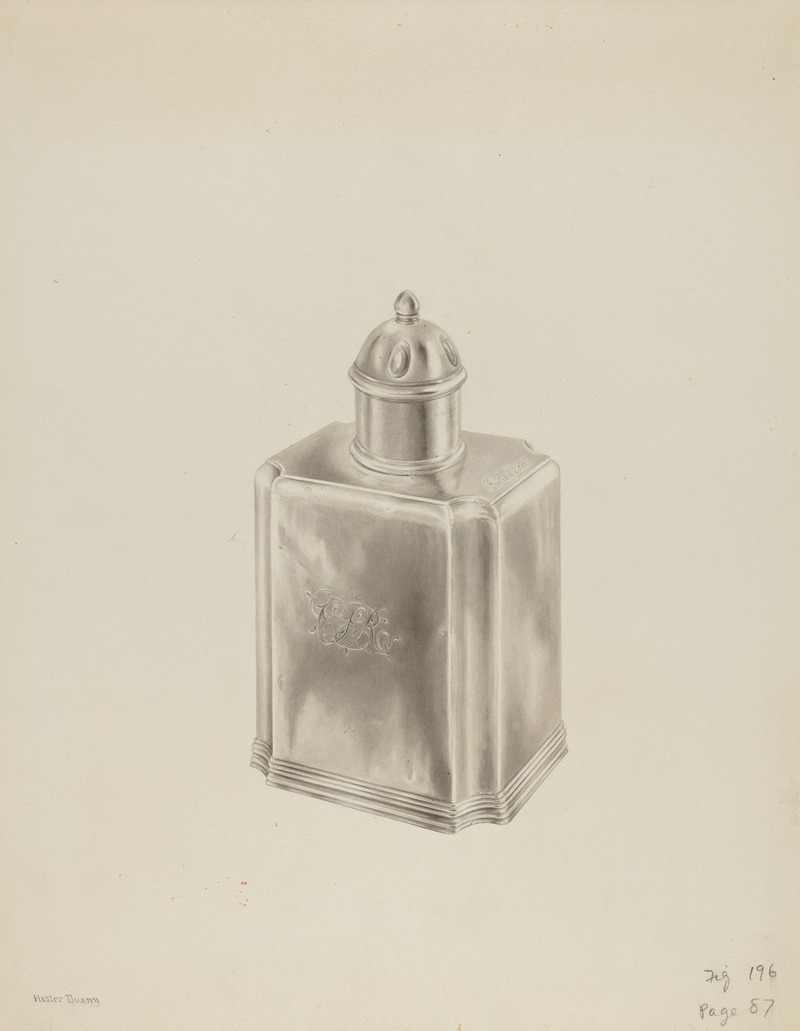 Hester Duany - Silver Tea Caddy