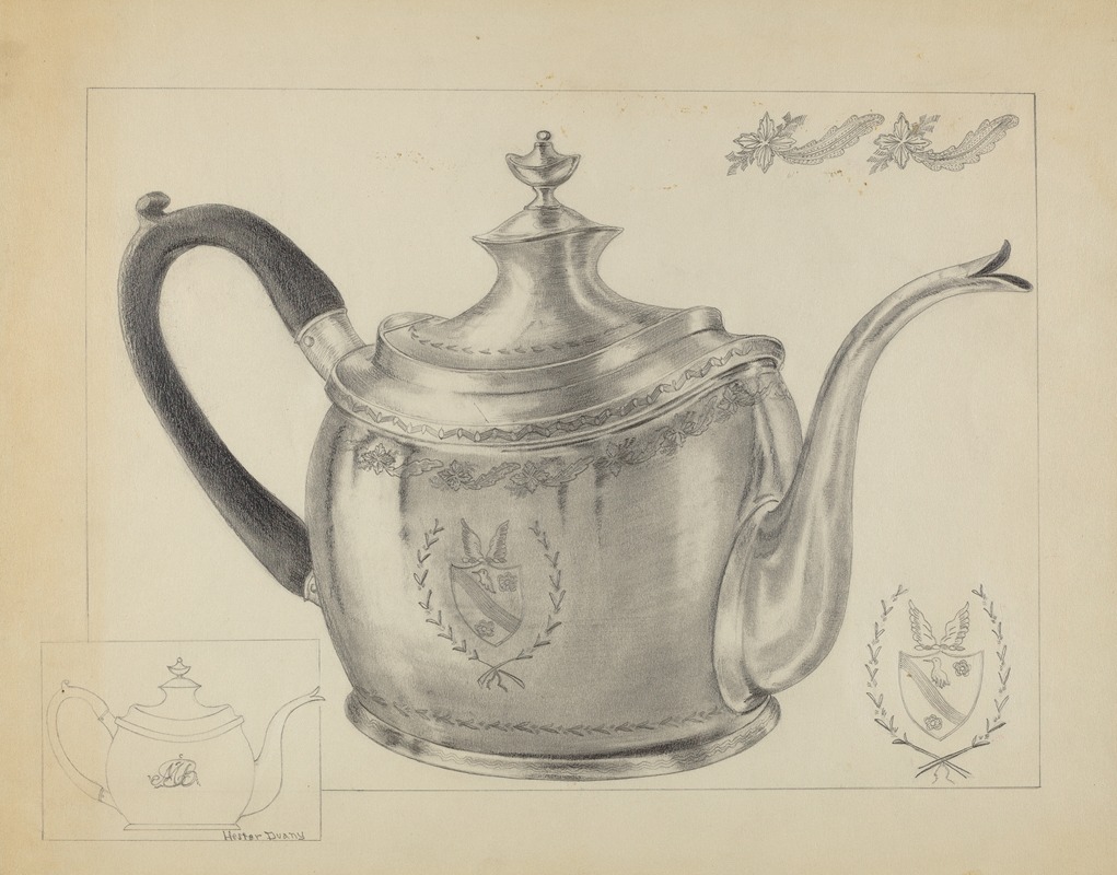 Hester Duany - Silver Teapot