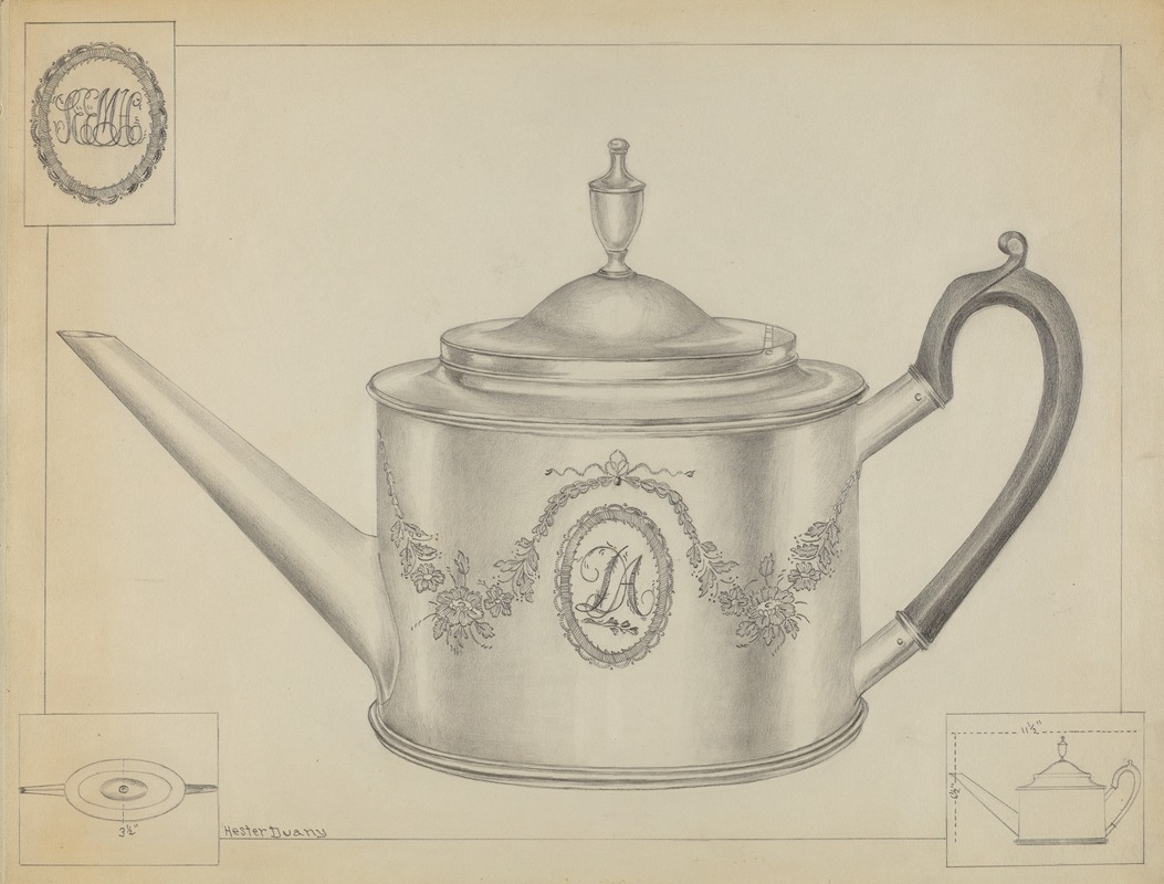 Hester Duany - Silver Teapot