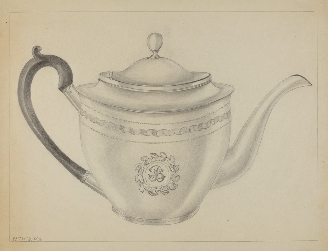 Hester Duany - Silver Teapot