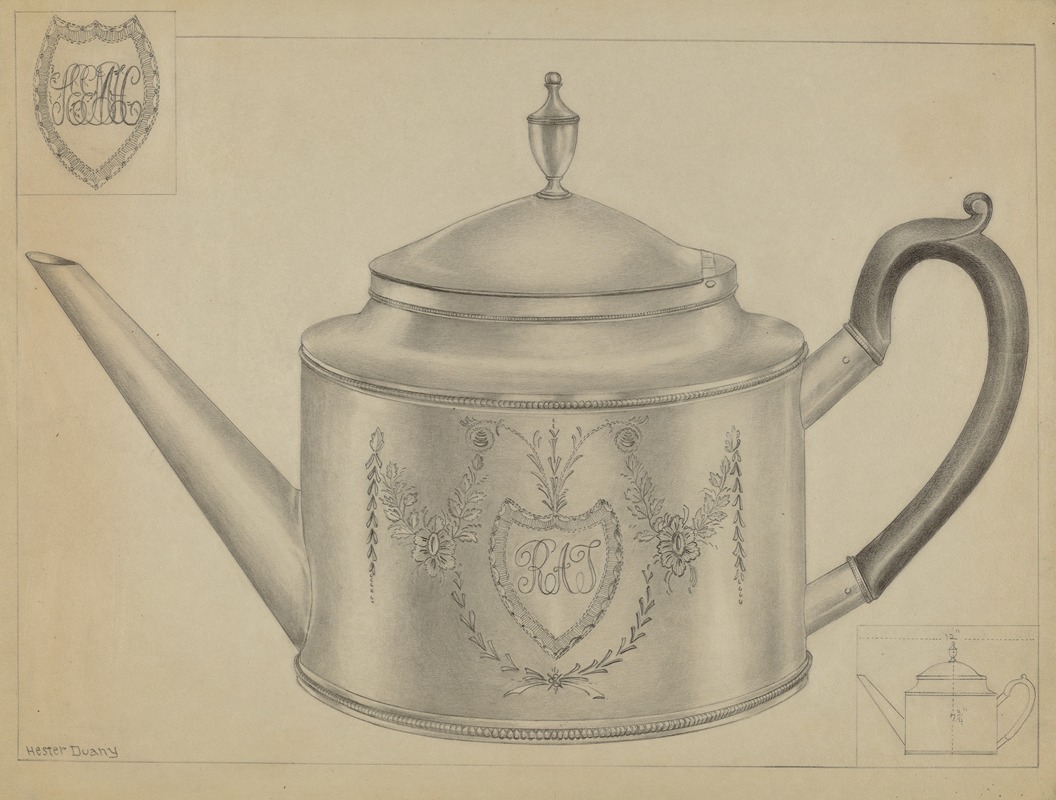 Hester Duany - Silver Teapot