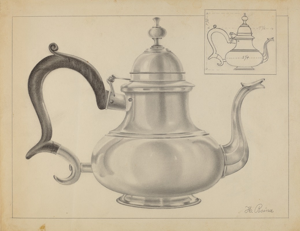 Horace Reina - Silver Teapot