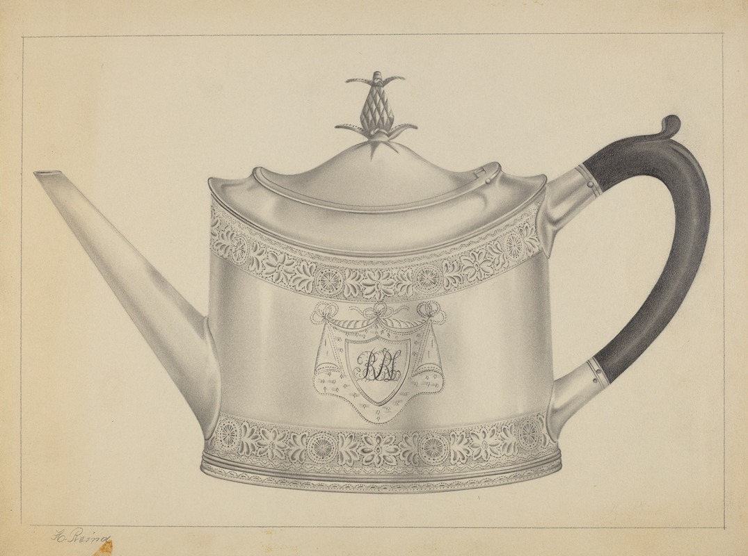 Horace Reina - Silver Teapot