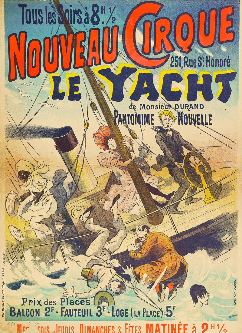 Lucien Lefèvre - Le Yacht