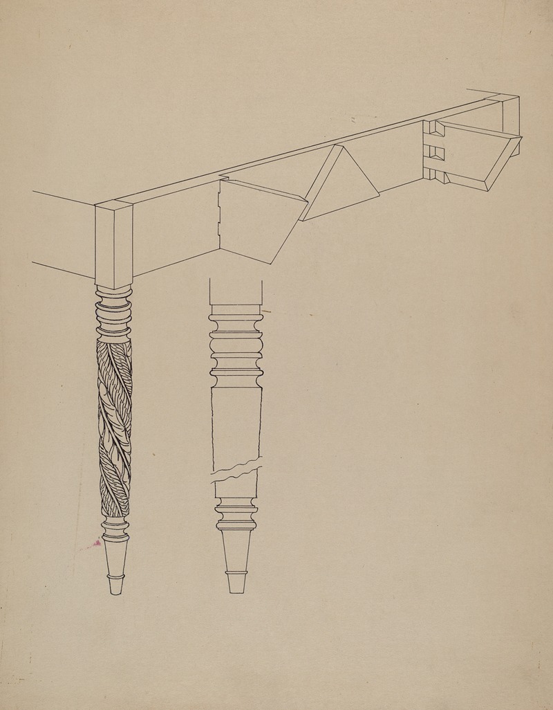 Howard Weld - Details of Dining Room Table