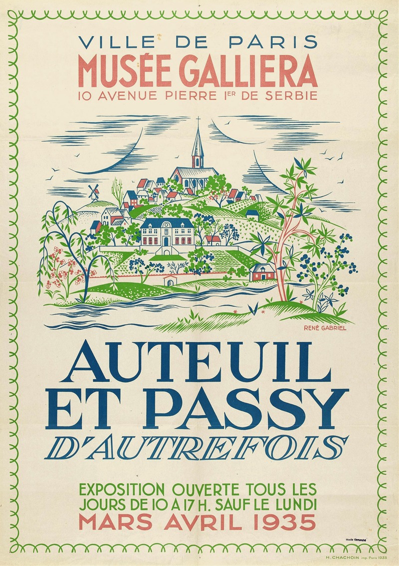 René Gabriel - Auteuil Et Passy