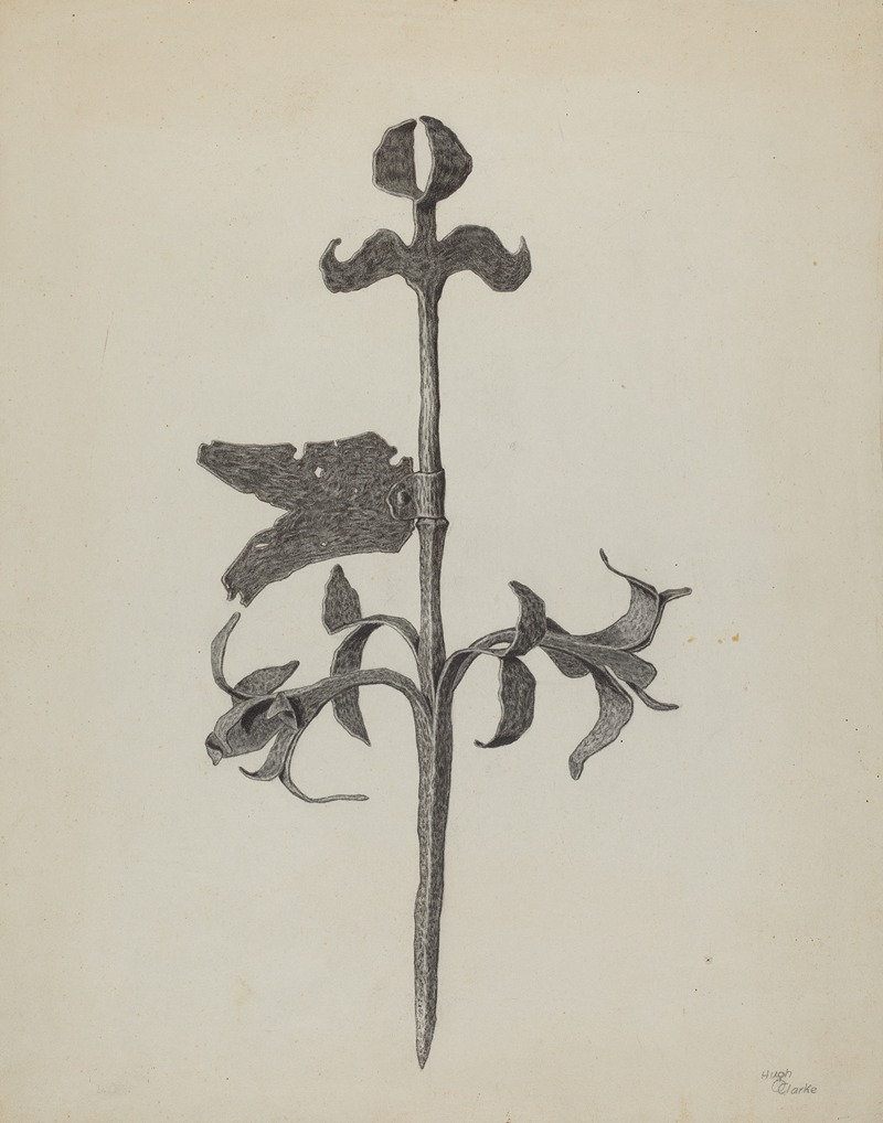 Hugh Clarke - Wrought Iron Weather Vane