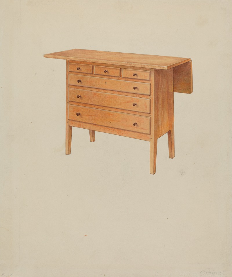 Irving I. Smith - Shaker Sewing Table