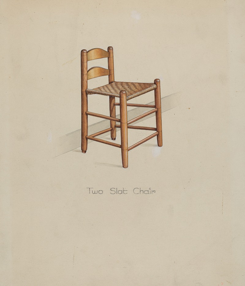 Irving I. Smith - Shaker Two Slat Chair