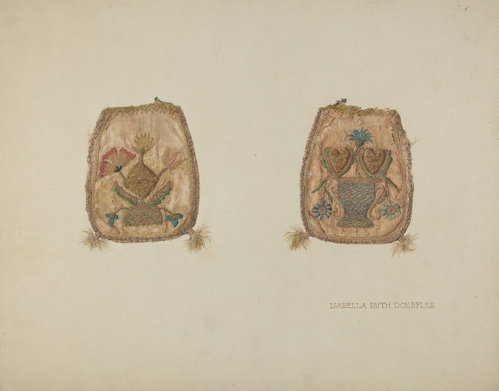 Isabella Ruth Doerfler - Embroidered Purse