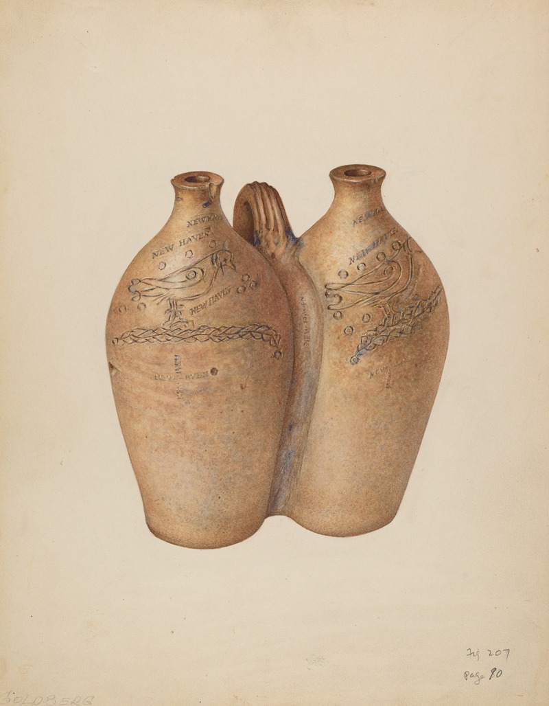 Isadore Goldberg - Gemel Bottle