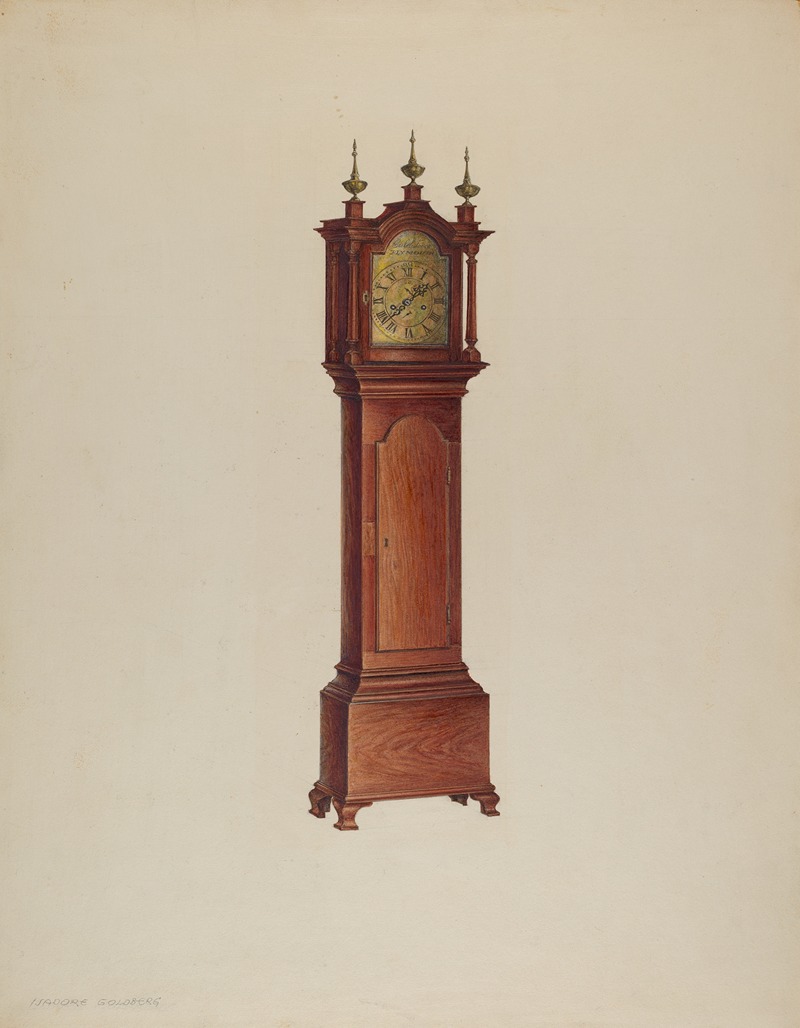 Isadore Goldberg - Miniature Tall Clock