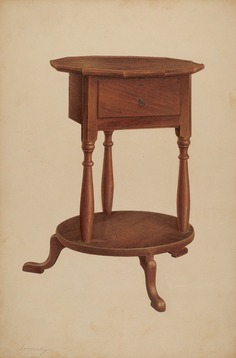 Isidore Sovensky - Bedside Table