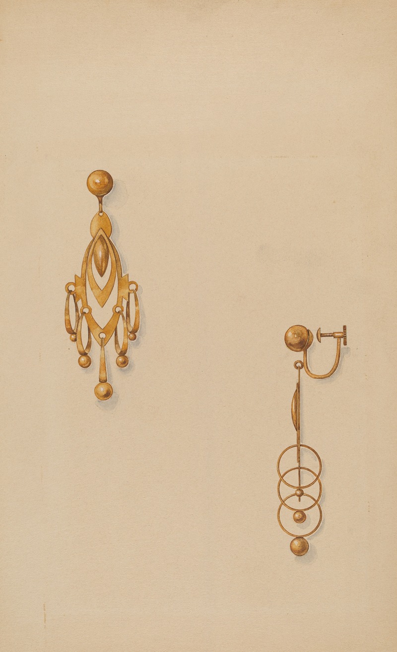 Isidore Steinberg - Earrings