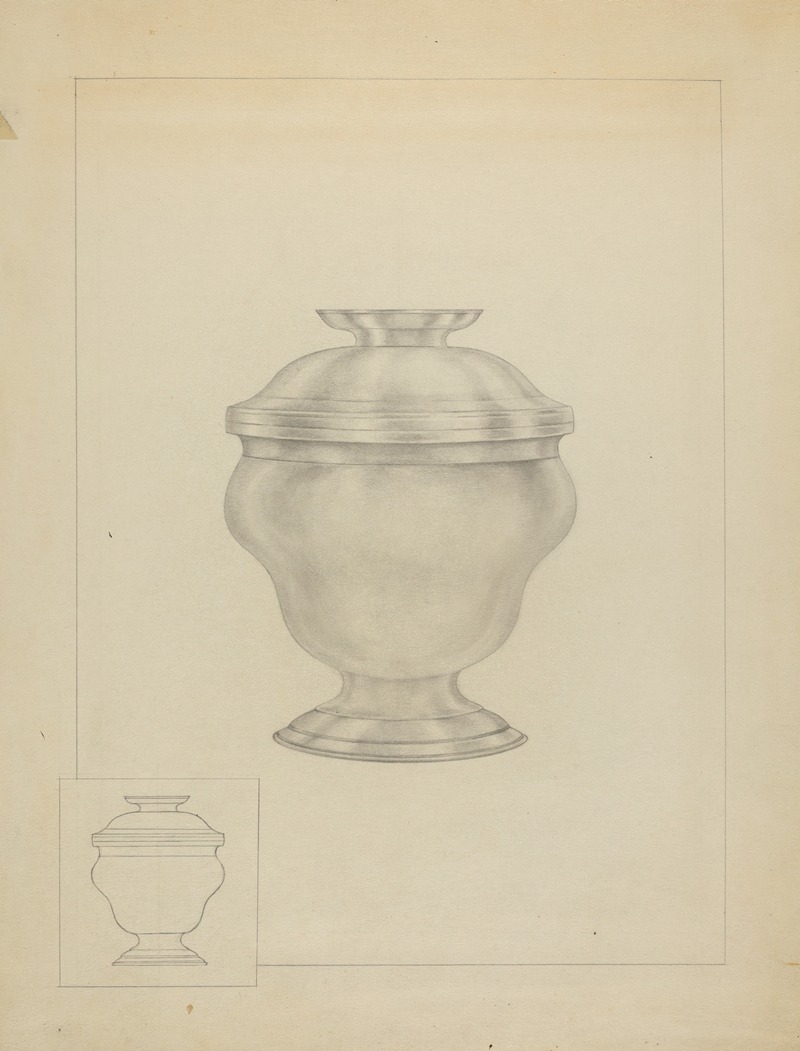 Isidore Steinberg - Silver Sugar Bowl