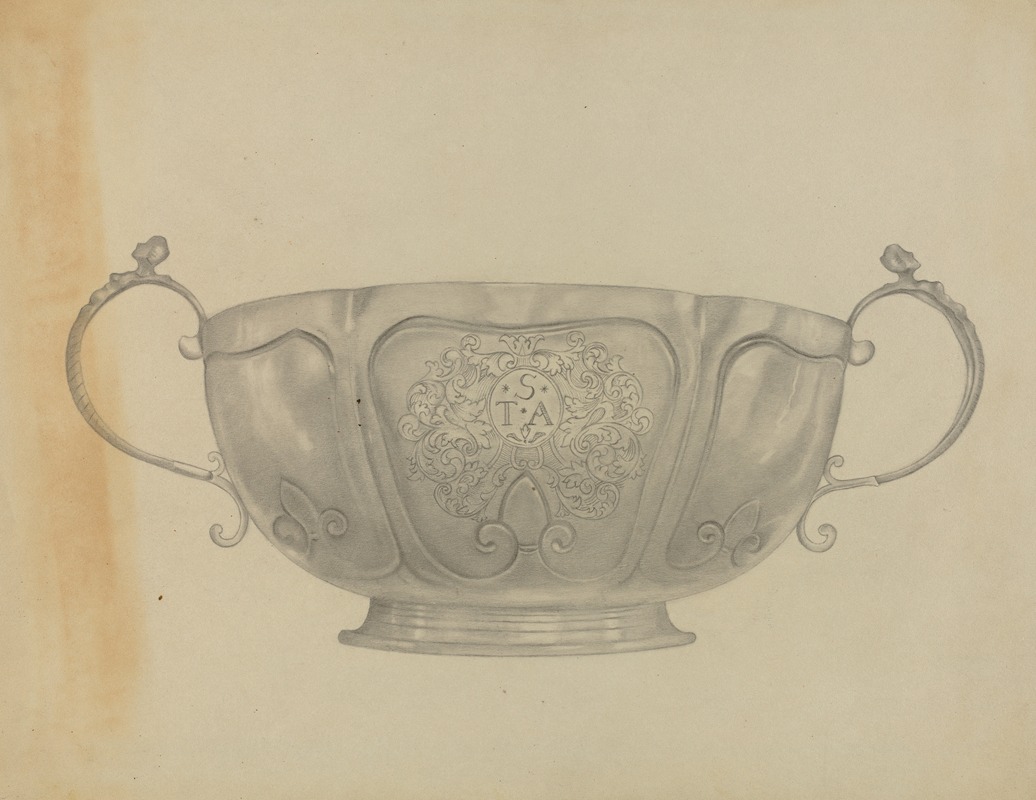 Isidore Steinberg - Two Handled Silver Bowl