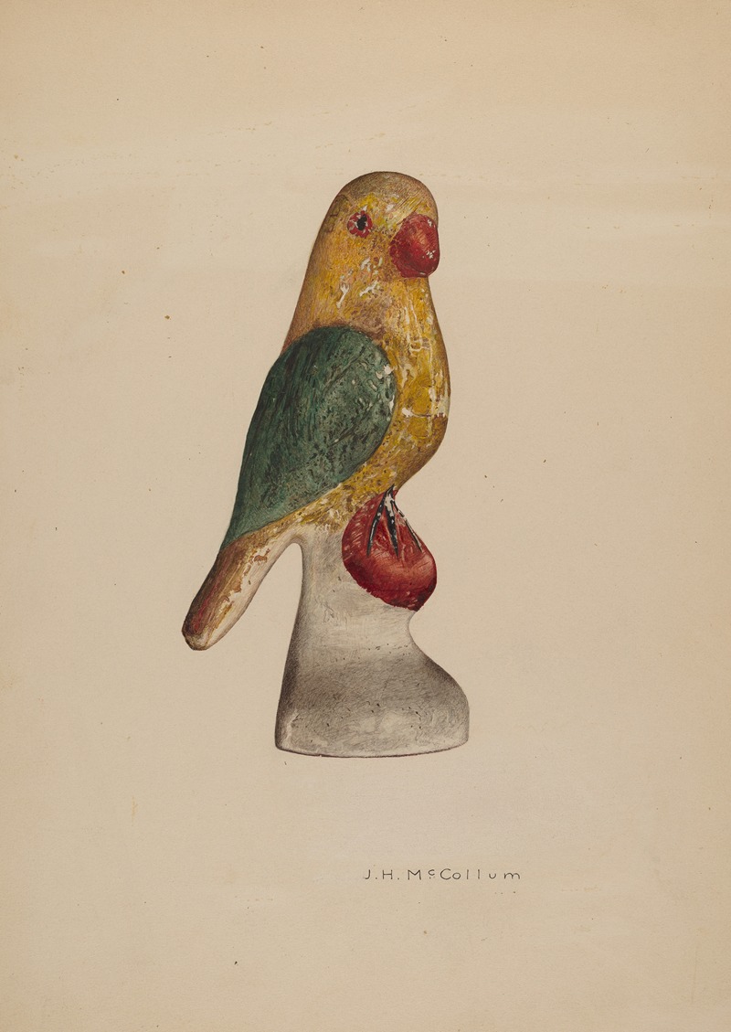 J. Herman McCollum - Chalkware Bird