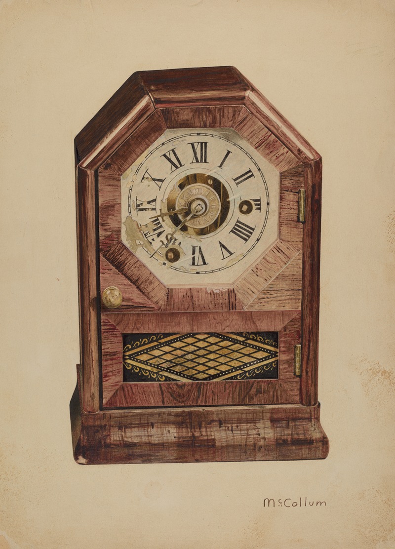 J. Herman McCollum - Seth Thomas Clock ( )