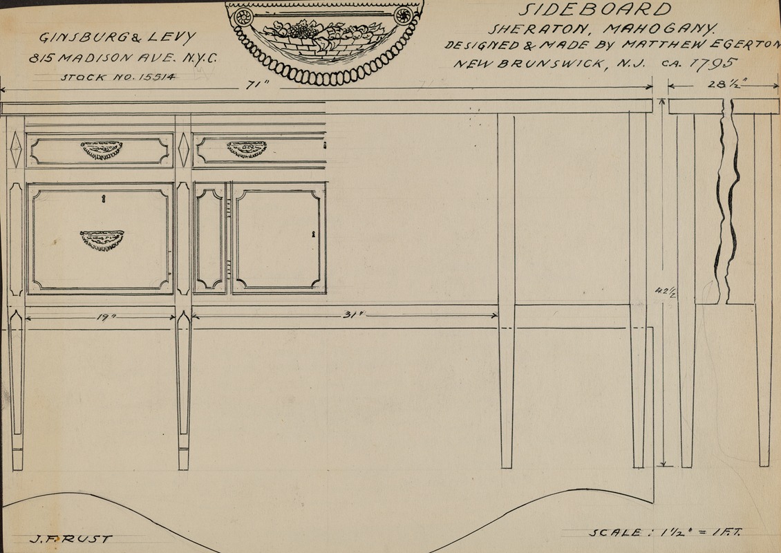 J.F. Rust - Sideboard