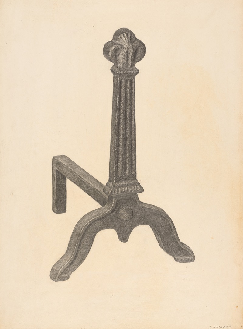 Jack Staloff - Andiron (one of pair)