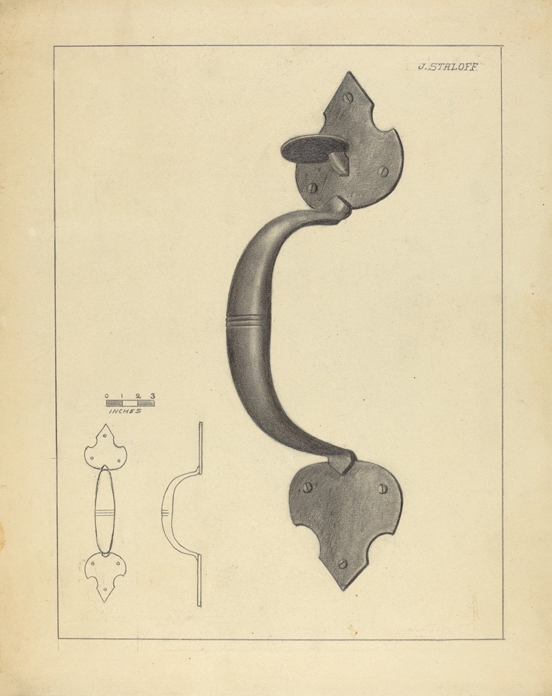 Jack Staloff - Door Handle with Thumb Press