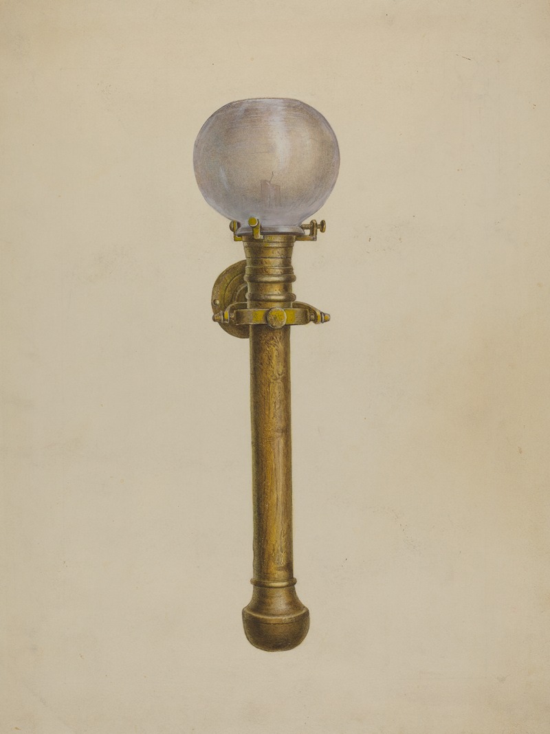 James M. Lawson - Gimble Candle Lamp