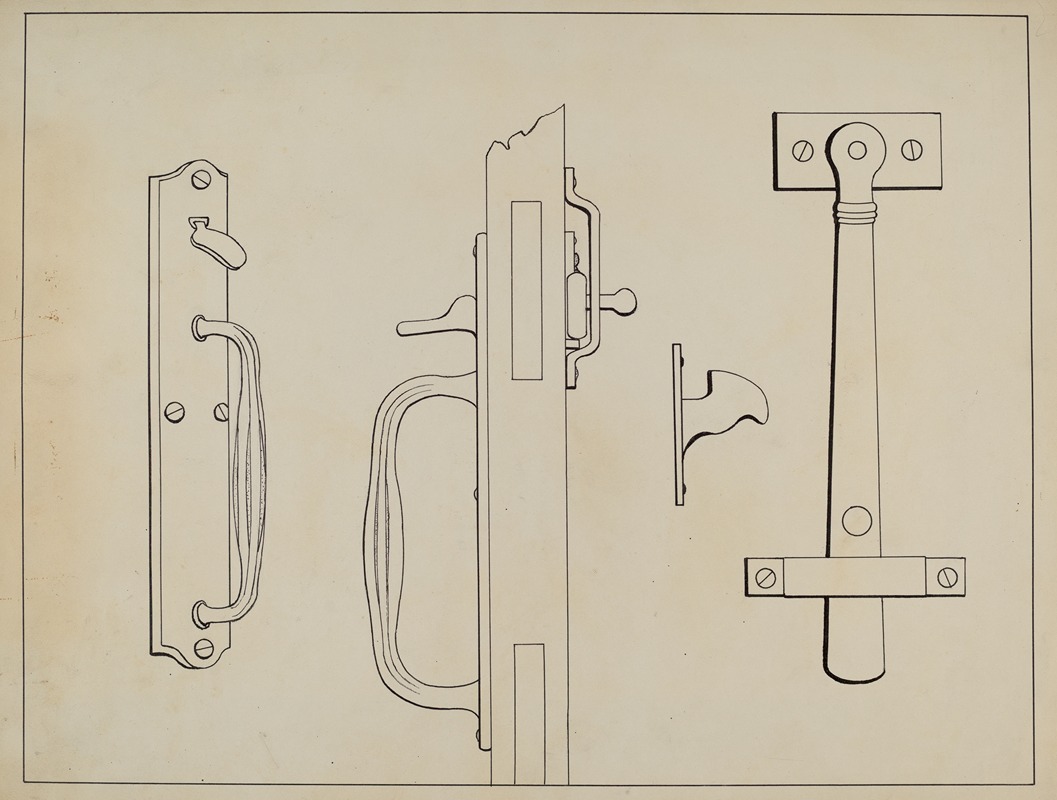 James M. Lawson - Attic Door Latch