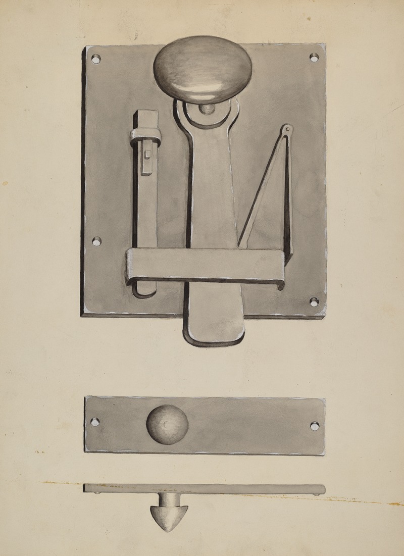 James M. Lawson - Combination Latch-Lock