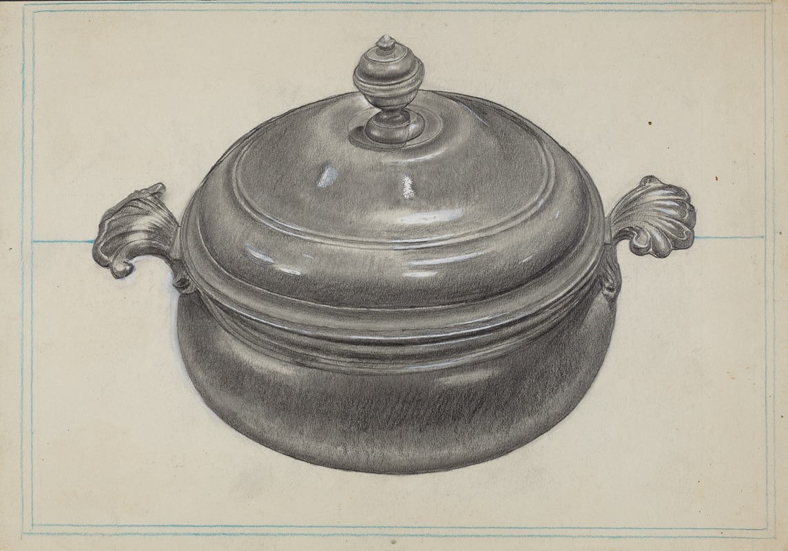 James O'Mara - Pewter Soup Tureen